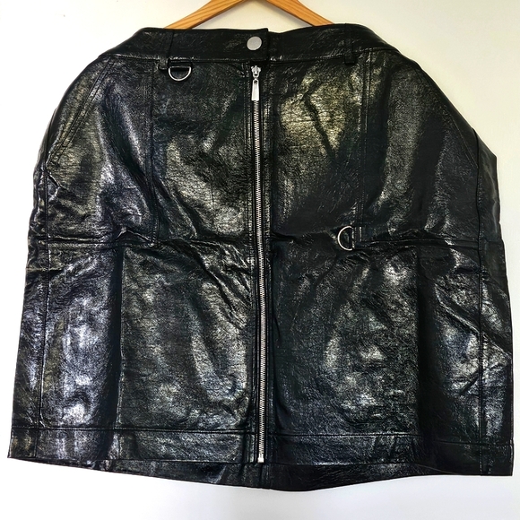 Pleather Rocker Skirt - Picture 1 of 1